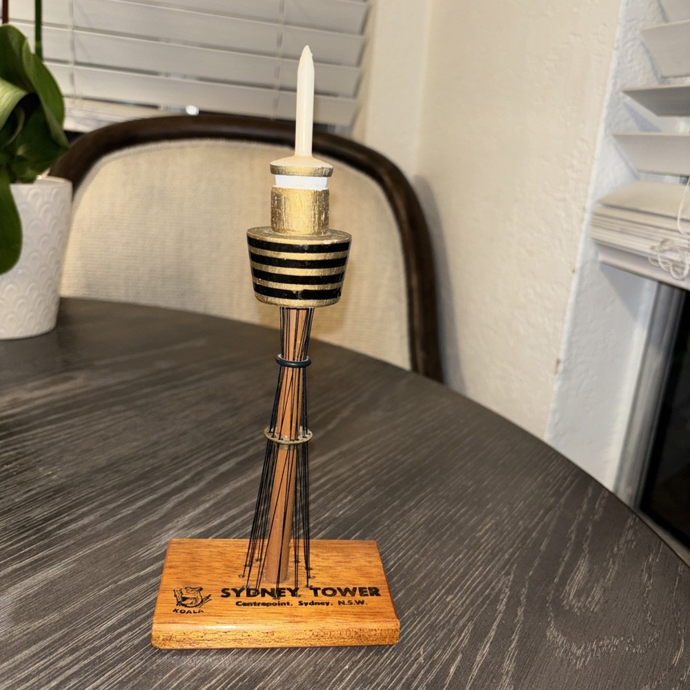 Wooden Sydney Tower Handcrafted‎ By Endre, Centrepoint Sydney